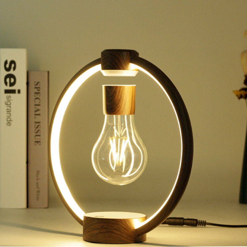 Office Tech Decor - Magnetic Levitating Floating LED Bulb Table