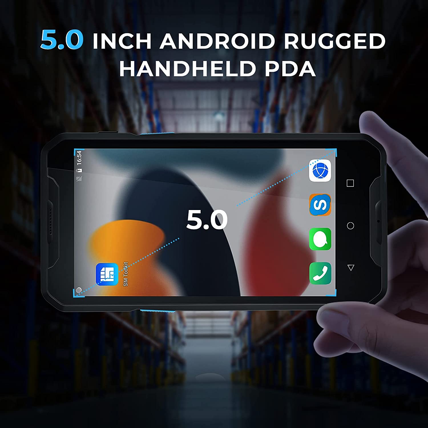 Android 9 4G Ruggedized Wirele - Barcode Scanner 2D ulasan dan harga