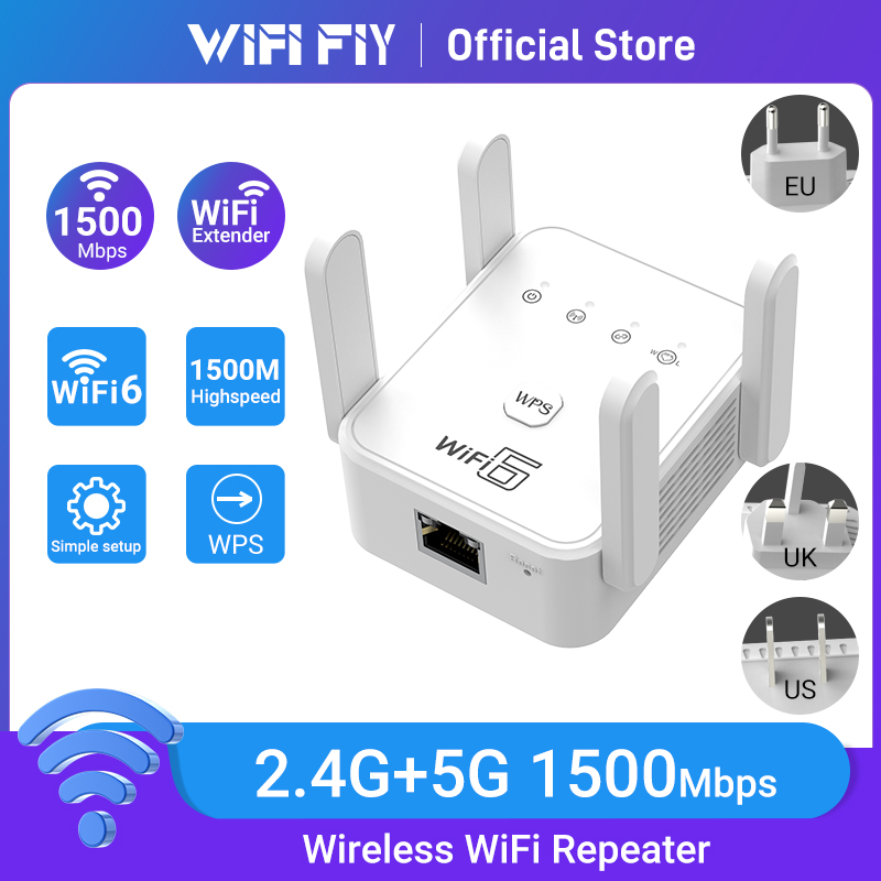 WIFI6 1500Mbps 5Ghz Wireless W - Wifi Range Extender ulasan dan harga