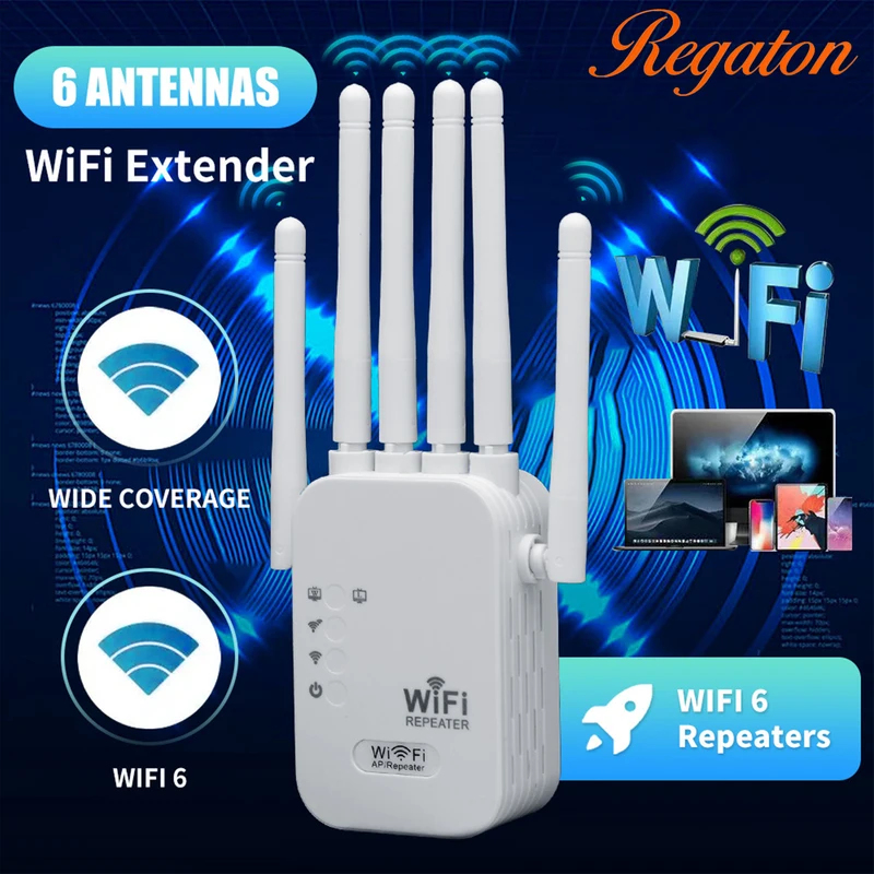 Regaton 1200Mbps 5GHz WiFi Rep - Wifi Range Extender ulasan dan harga