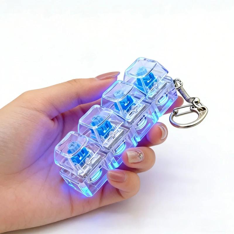 Keyboard Keychain 1 Key LED Bu - Office Tech And Gadgets ulasan dan harga