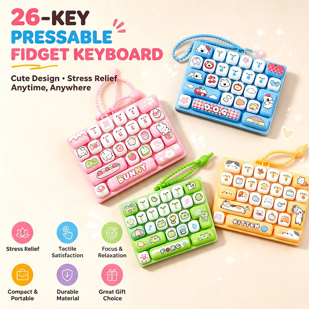 Mechanical Keyboard Keychain 2 - Office Tech And Gadgets ulasan dan harga