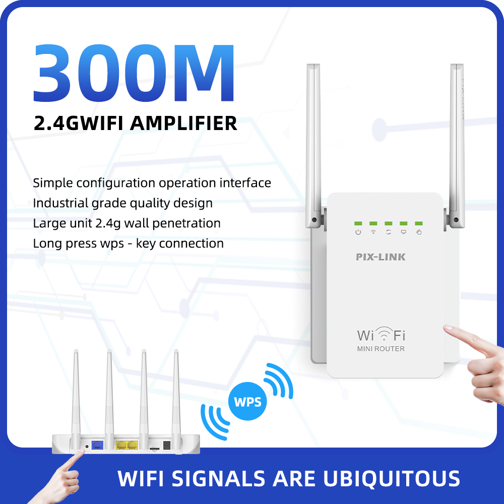 PIX-LINK WR02E Wireless WiFi R - Wifi Range Extender ulasan dan harga