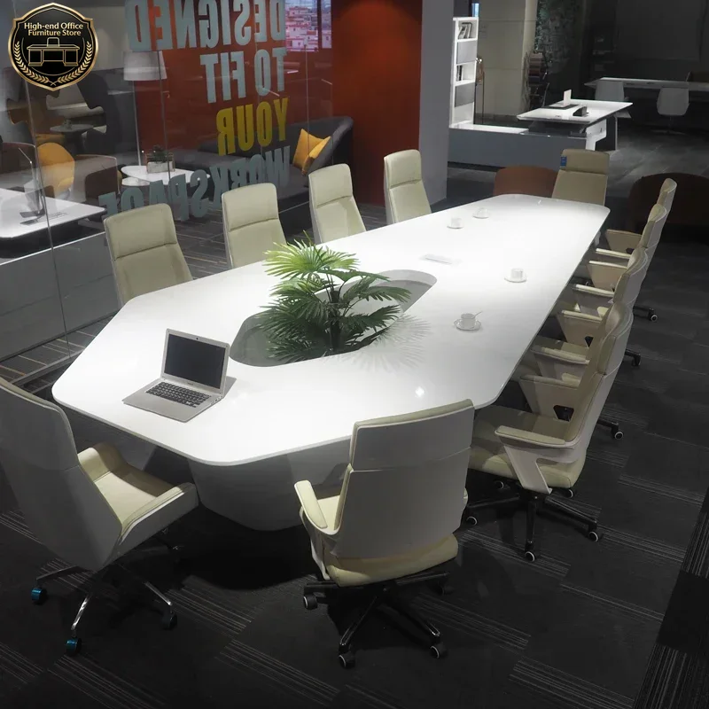Modern White High Tech Smart O - Office Tech Furniture ulasan dan harga