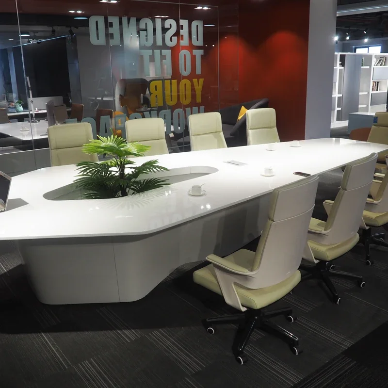 Modern White High Tech Smart O - Office Tech Furniture ulasan dan harga