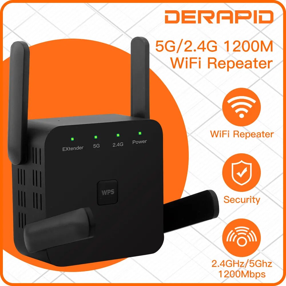 WiFi Repeater 1200Mbps 2.4GHz/ - Wifi Range Extender ulasan dan harga