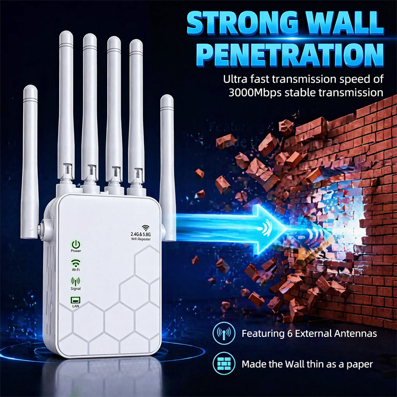 AX1800 WiFi 6 Extender Dual Ba - Wifi Range Extender ulasan dan harga