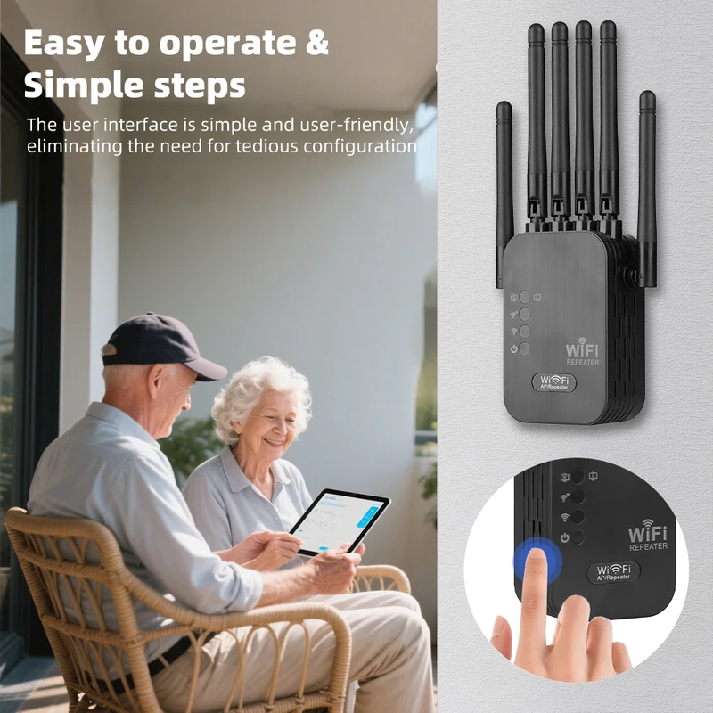 Wireless 5G WiFi Repeater 1200 - Wifi Range Extender ulasan dan harga