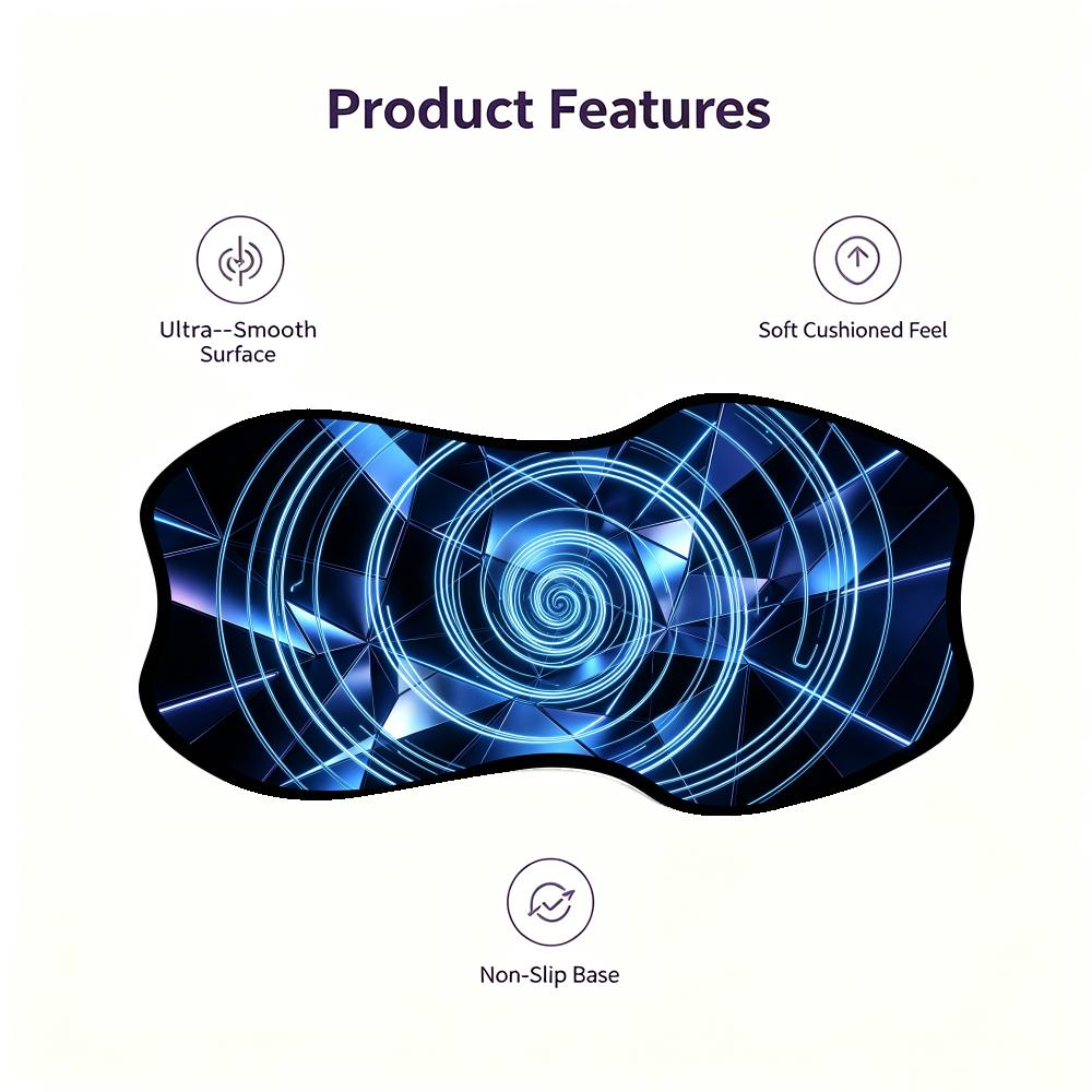 Games Playmat Blue Cyber Spira - Office Tech Design ulasan dan harga