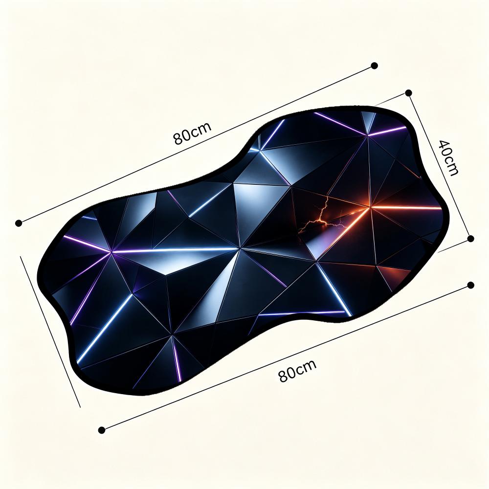 Games Playmat Blue Cyber Spira - Office Tech Design ulasan dan harga