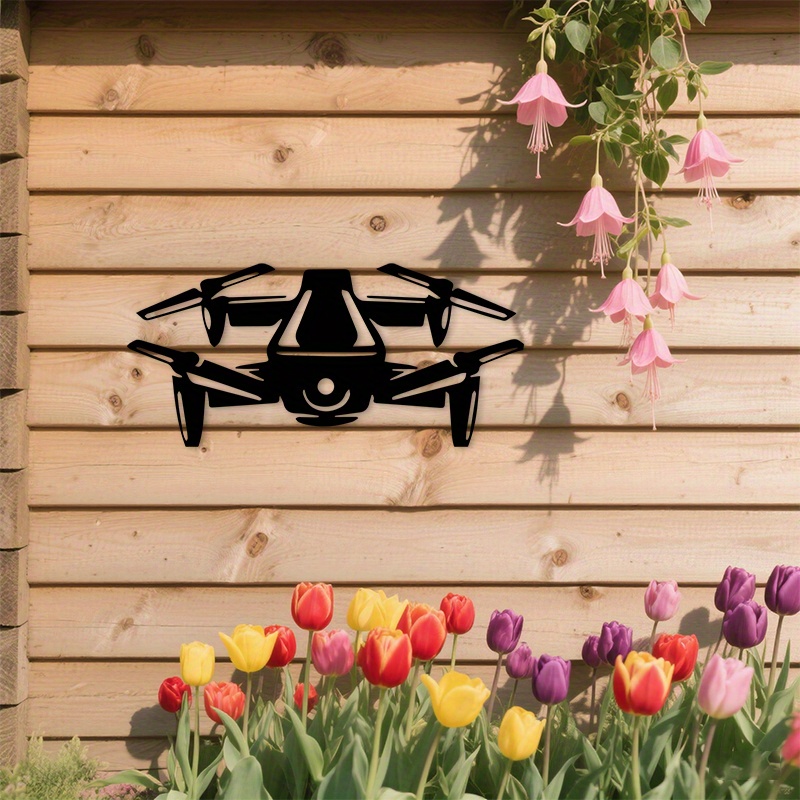 2D Flat Drone Iron Wall Art Bl - Office Tech And Gadgets ulasan dan harga