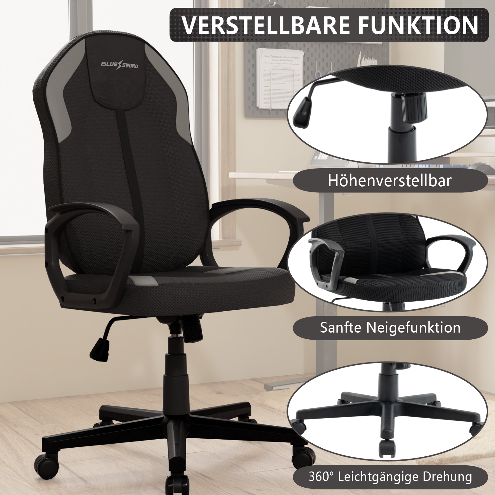 Vigosit Ergonomic Office Chair - Office Tech Furniture ulasan dan harga