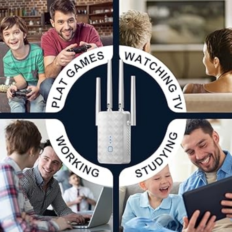 1200Mbps WiFi Repeater Wireles - Wifi Range Extender ulasan dan harga