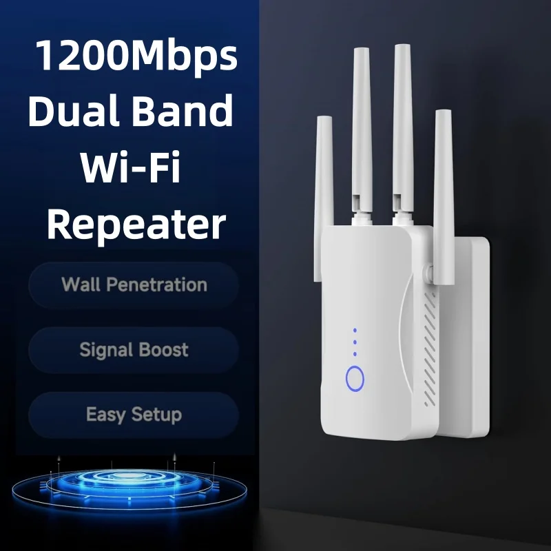 2.4G/5GHz Dual Band WiFi Repea - Wifi Range Extender ulasan dan harga